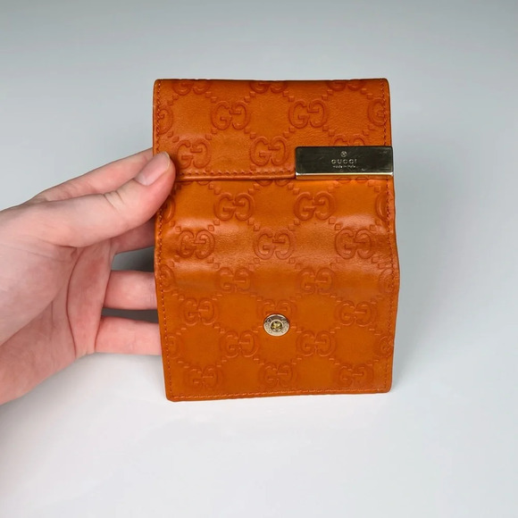 Gucci Guccissima Orange Wallet - Picture 5 of 9